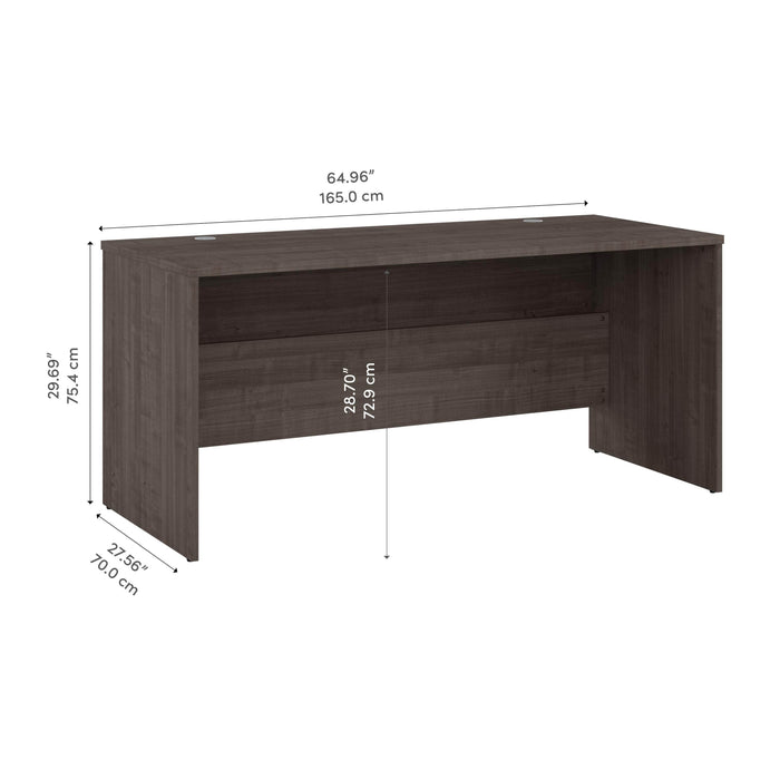 Pending - Bestar Desk Ridgeley 65W Desk Shell - Available in 3 Colors