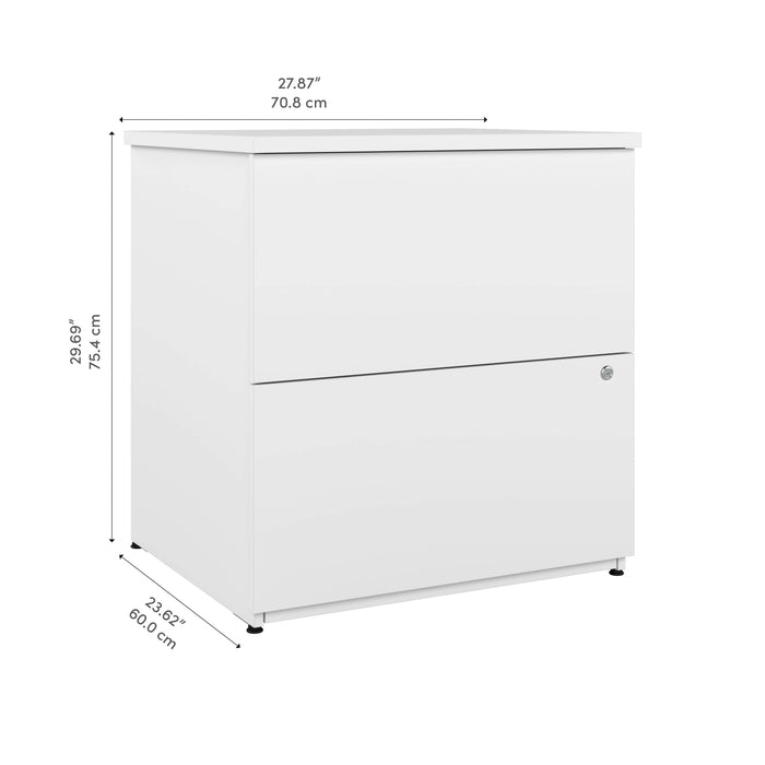 Pending - Bestar File Cabinet Logan 28W 2 Drawer Lateral File Cabinet - Available in 4 Colors