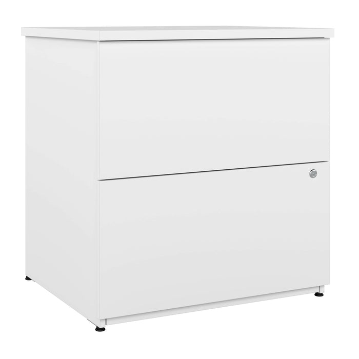 Pending - Bestar File Cabinet Pure White Logan 28W 2 Drawer Lateral File Cabinet - Available in 4 Colors