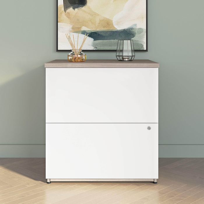 Pending - Bestar File Cabinet Ridgeley 28W 2 Drawer Lateral File Cabinet - Available in 3 Colors