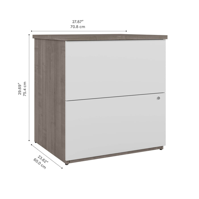 Pending - Bestar File Cabinet Ridgeley 28W 2 Drawer Lateral File Cabinet - Available in 3 Colors