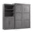 Pending - Bestar Murphy Wall Bed Pur  Murphy Bed and Closet Organizer with Doors (101W) - Available in 5 Colors