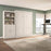 Pending - Bestar Murphy Wall Bed Pur  Murphy Bed and Closet Organizer with Doors (101W) - Available in 5 Colors