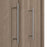 Pending - Bestar Murphy Wall Bed Pur  Murphy Bed and Closet Organizer with Doors (101W) - Available in 5 Colors