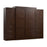 Pending - Bestar Murphy Wall Bed Pur Murphy Bed with Closet Storage Cabinets (115W) - Available in 7 Colors