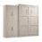 Pending - Bestar Murphy Wall Bed Pur Murphy Bed with Wardrobe (101W) - Available in 5 Colors