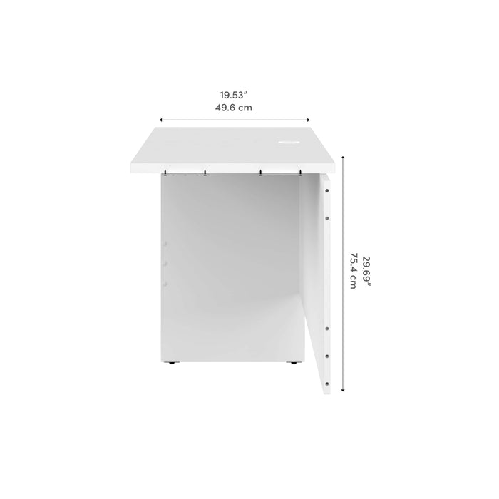 Pending - Bestar Return Table Logan 48W Desk Return or Bridge - Available in 4 Colors