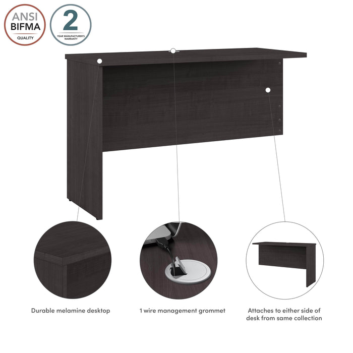 Pending - Bestar Return Table Logan 48W Desk Return or Bridge - Available in 4 Colors