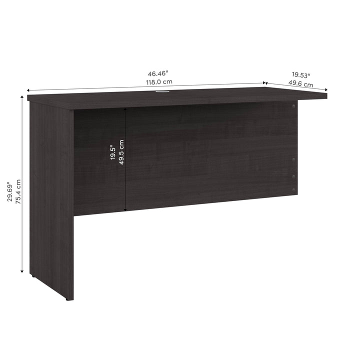 Pending - Bestar Return Table Logan 48W Desk Return or Bridge - Available in 4 Colors