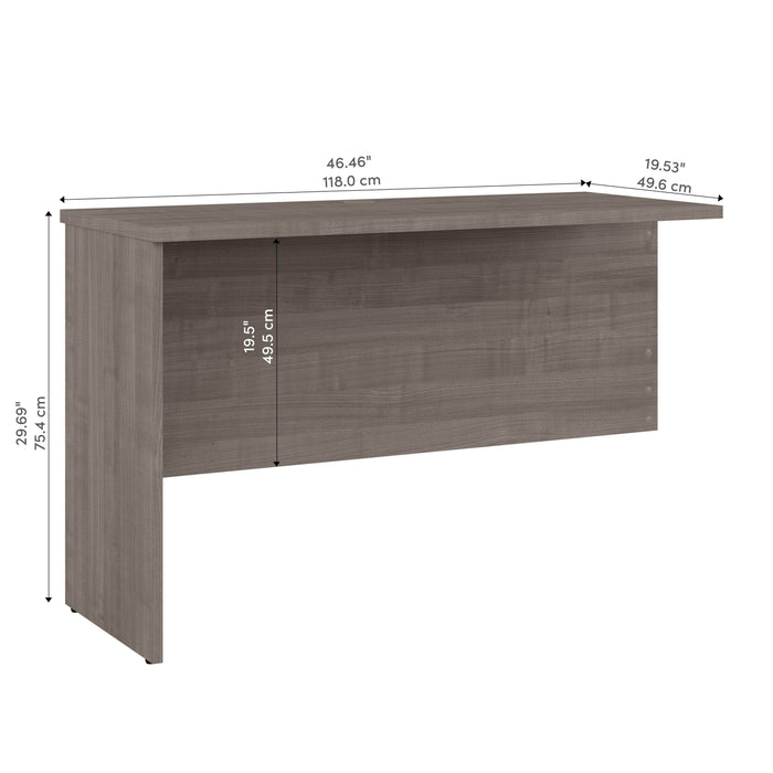 Pending - Bestar Return Table Logan 48W Desk Return or Bridge - Available in 4 Colors