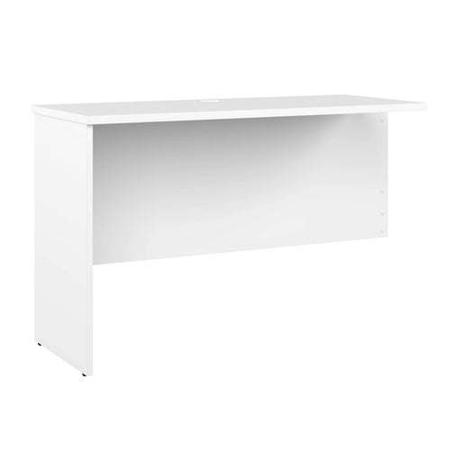 Pending - Bestar Return Table Pure White Logan 48W Desk Return or Bridge - Available in 4 Colors