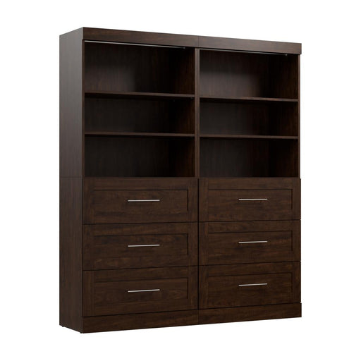 Pur 72W Closet Organization System with Drawers - Available in 4 Colors