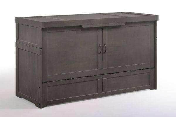 Night and Day Murphy Bed Stonewash Murphy Cube Cabinet Bed Only - No Mattress - Available in 4 Colours